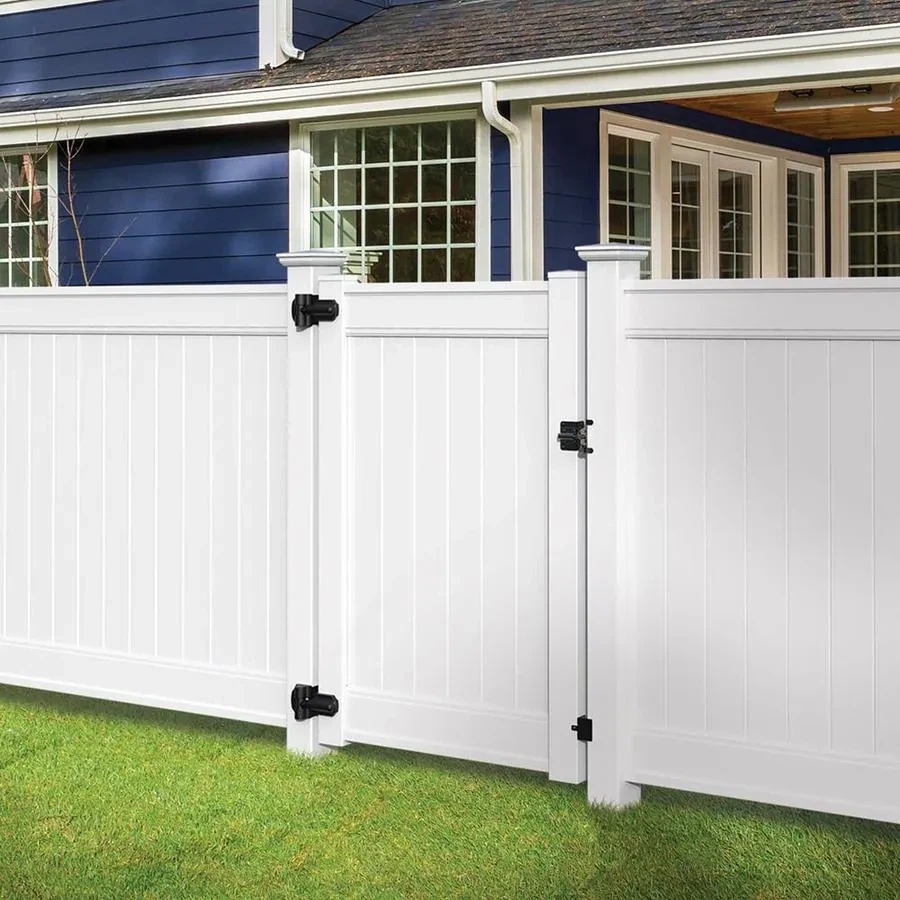 Customized White 4x8 Vinyl Fence Panel